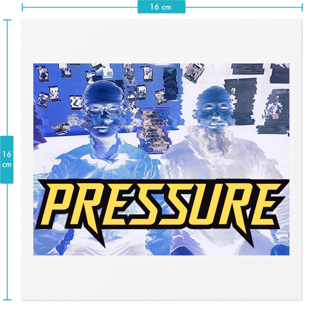 PRESSURE STICKER. BUCHO&COUGAR