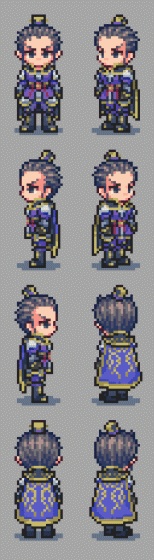 キャラチップ/三無/夏侯惇・曹操・張遼