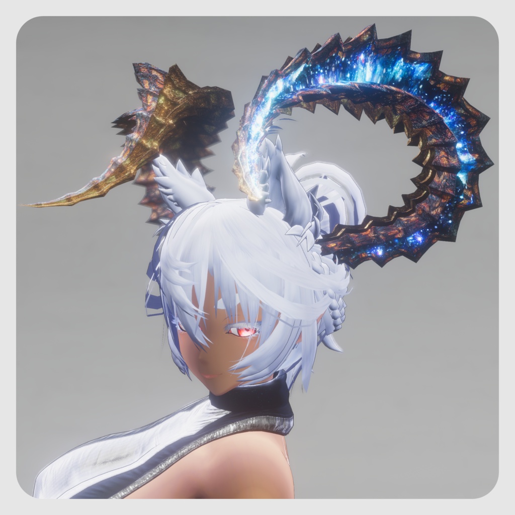 【DragonHornシリーズ】DragonHorn_A 鉱石床の巻角【5パターン】