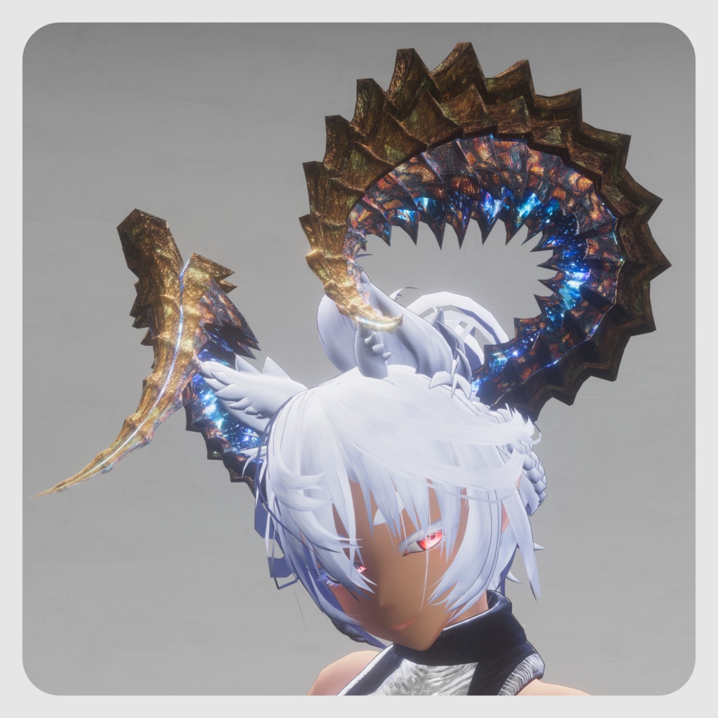 【DragonHornシリーズ】DragonHorn_A 鉱石床の巻角【5パターン】