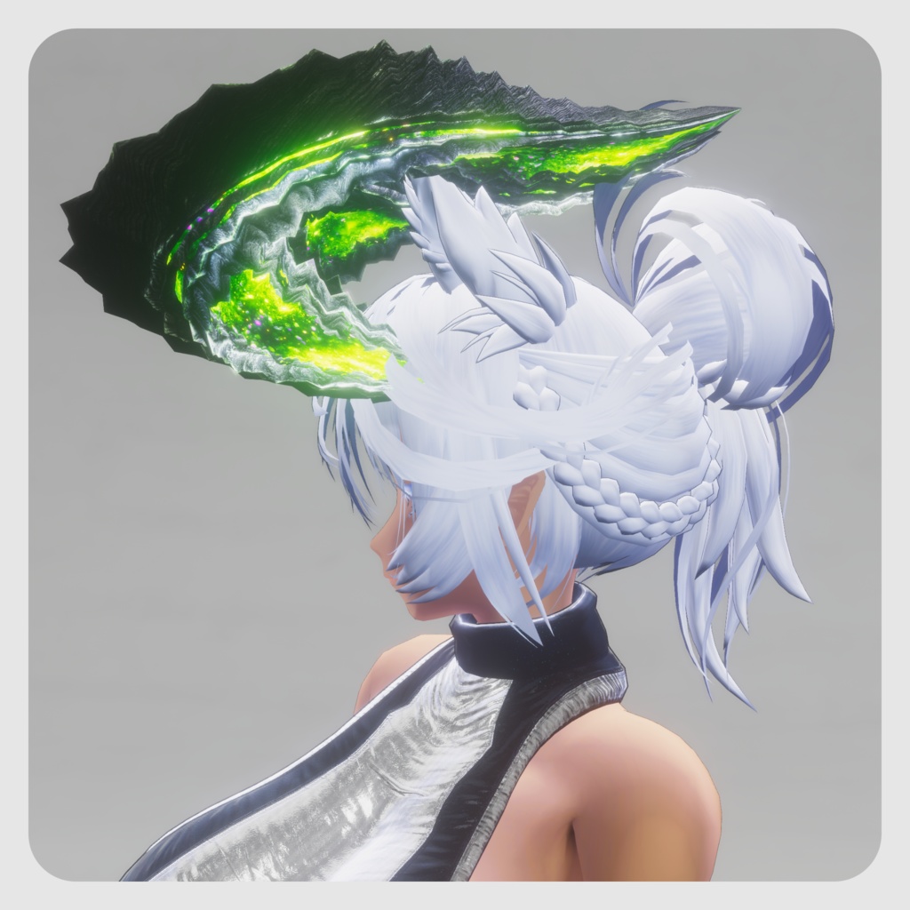 【DragonHornシリーズ】DragonHorn_B 緑閃の黒捩角【4パターン】