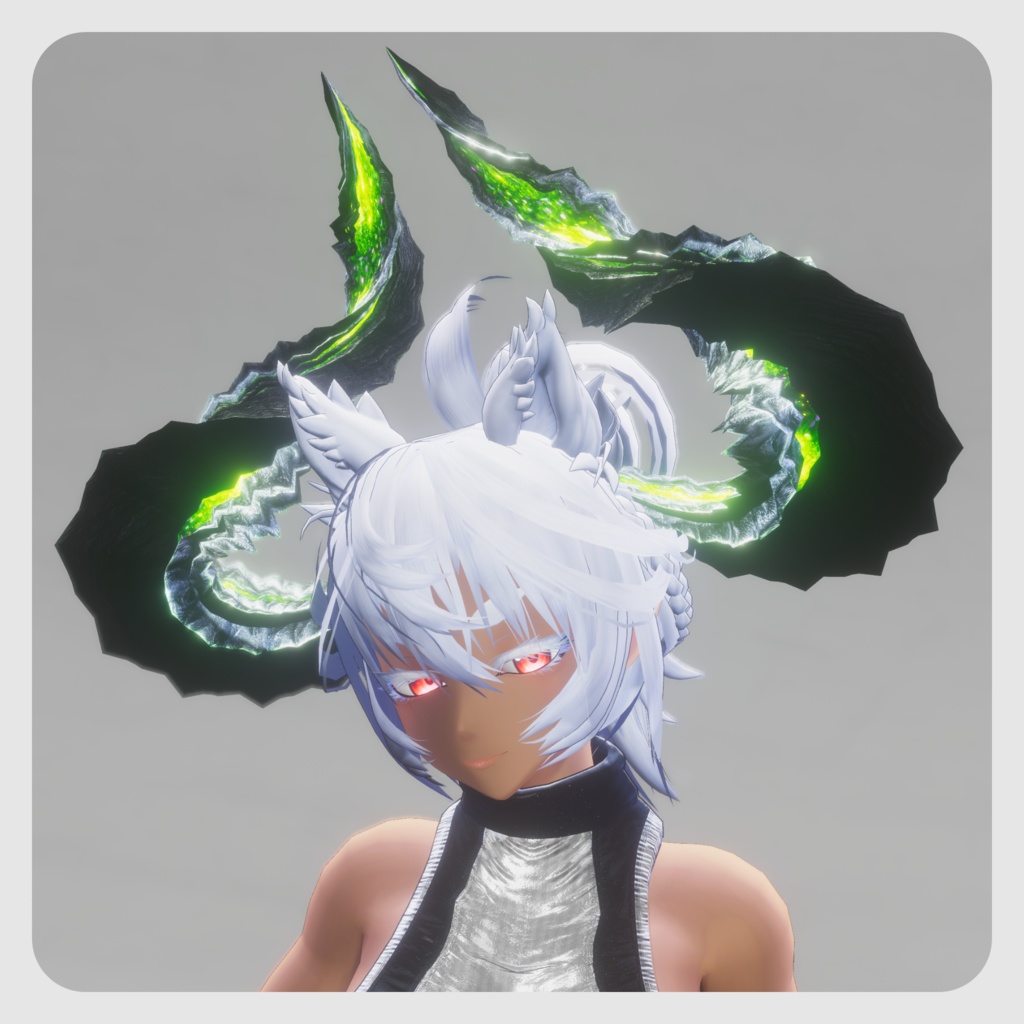 【DragonHornシリーズ】DragonHorn_B 緑閃の黒捩角【4パターン】