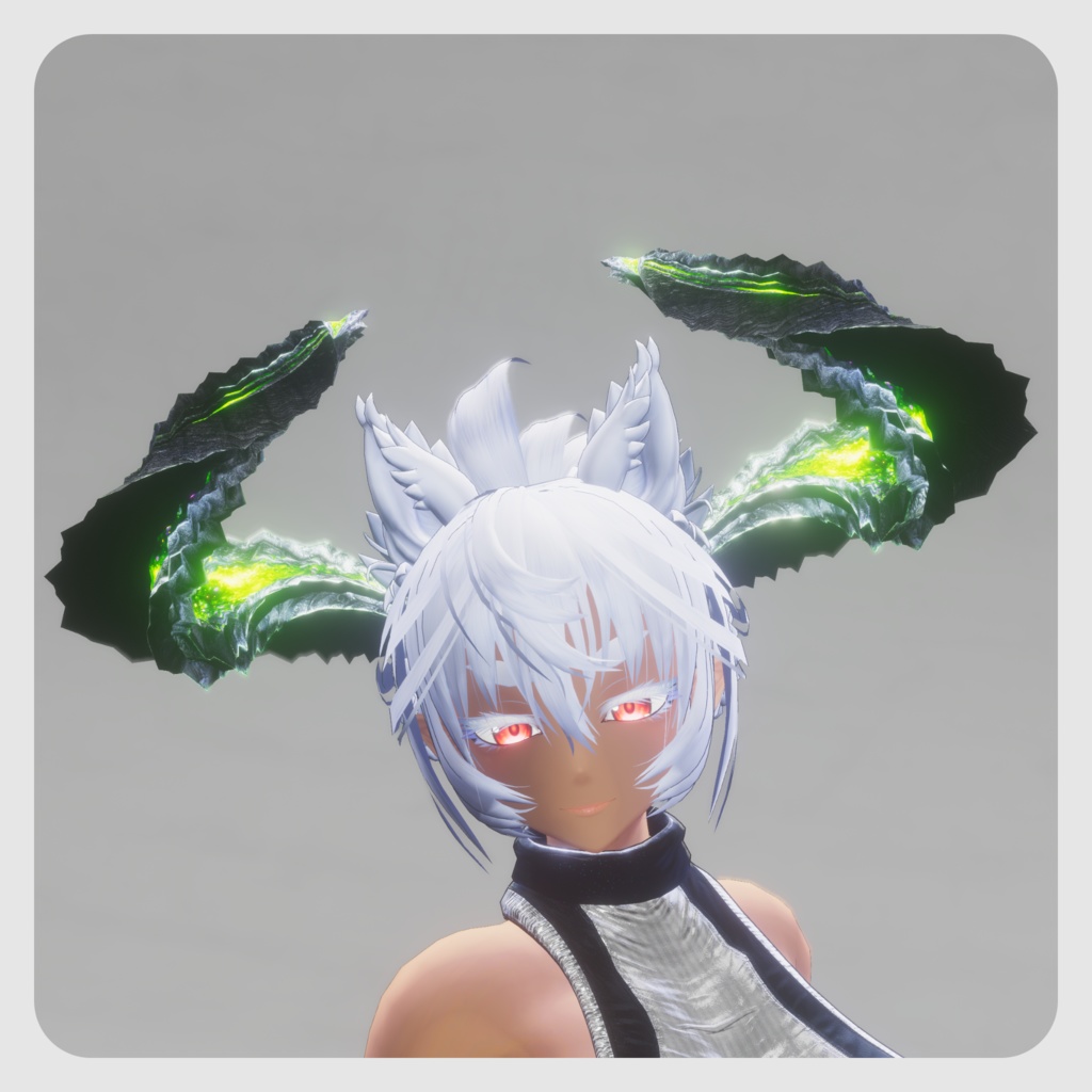 【DragonHornシリーズ】DragonHorn_B 緑閃の黒捩角【4パターン】