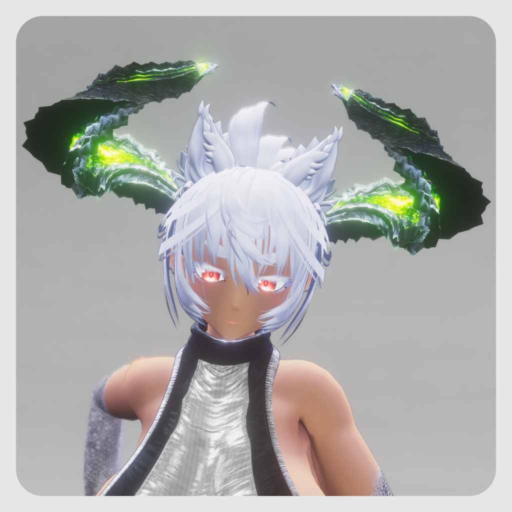 【DragonHornシリーズ】DragonHorn_B 緑閃の黒捩角【4パターン】