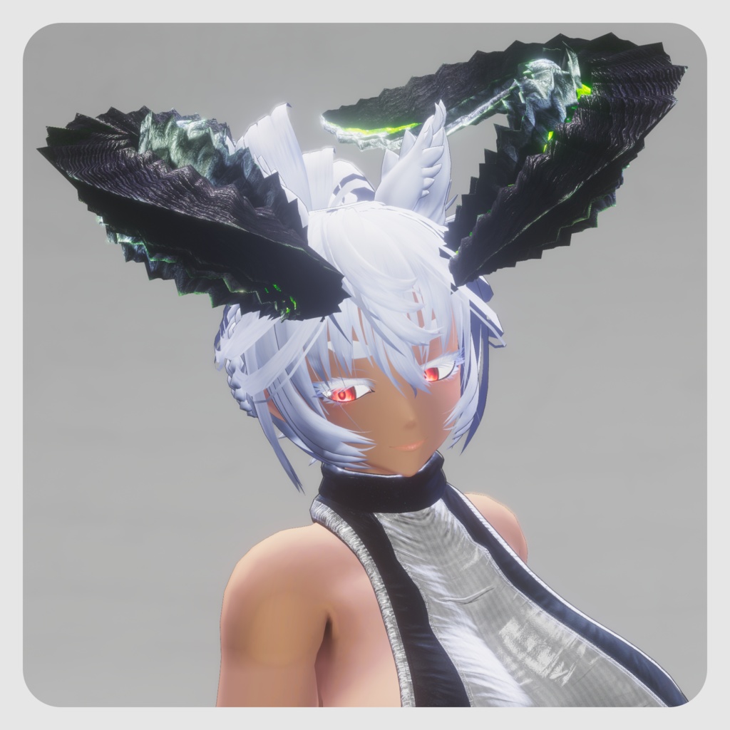 【DragonHornシリーズ】DragonHorn_B 緑閃の黒捩角【4パターン】