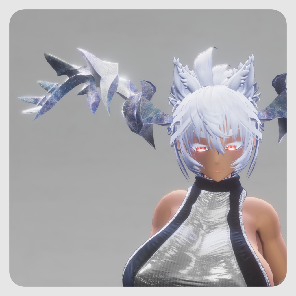 【DragonHornシリーズ】DragonHorn_C 薄氷の棘角【3パターン】