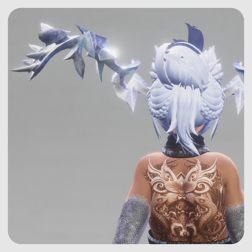 【DragonHornシリーズ】DragonHorn_C 薄氷の棘角【3パターン】