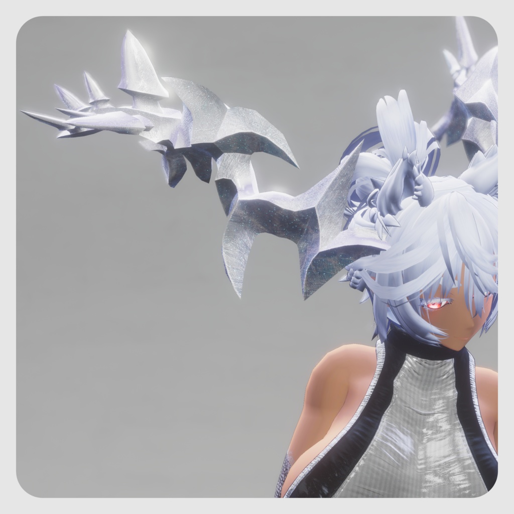 【DragonHornシリーズ】DragonHorn_C 薄氷の棘角【3パターン】