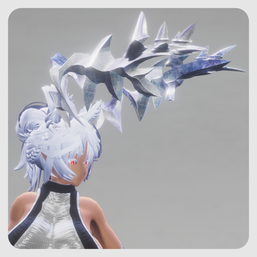 【DragonHornシリーズ】DragonHorn_C 薄氷の棘角【3パターン】