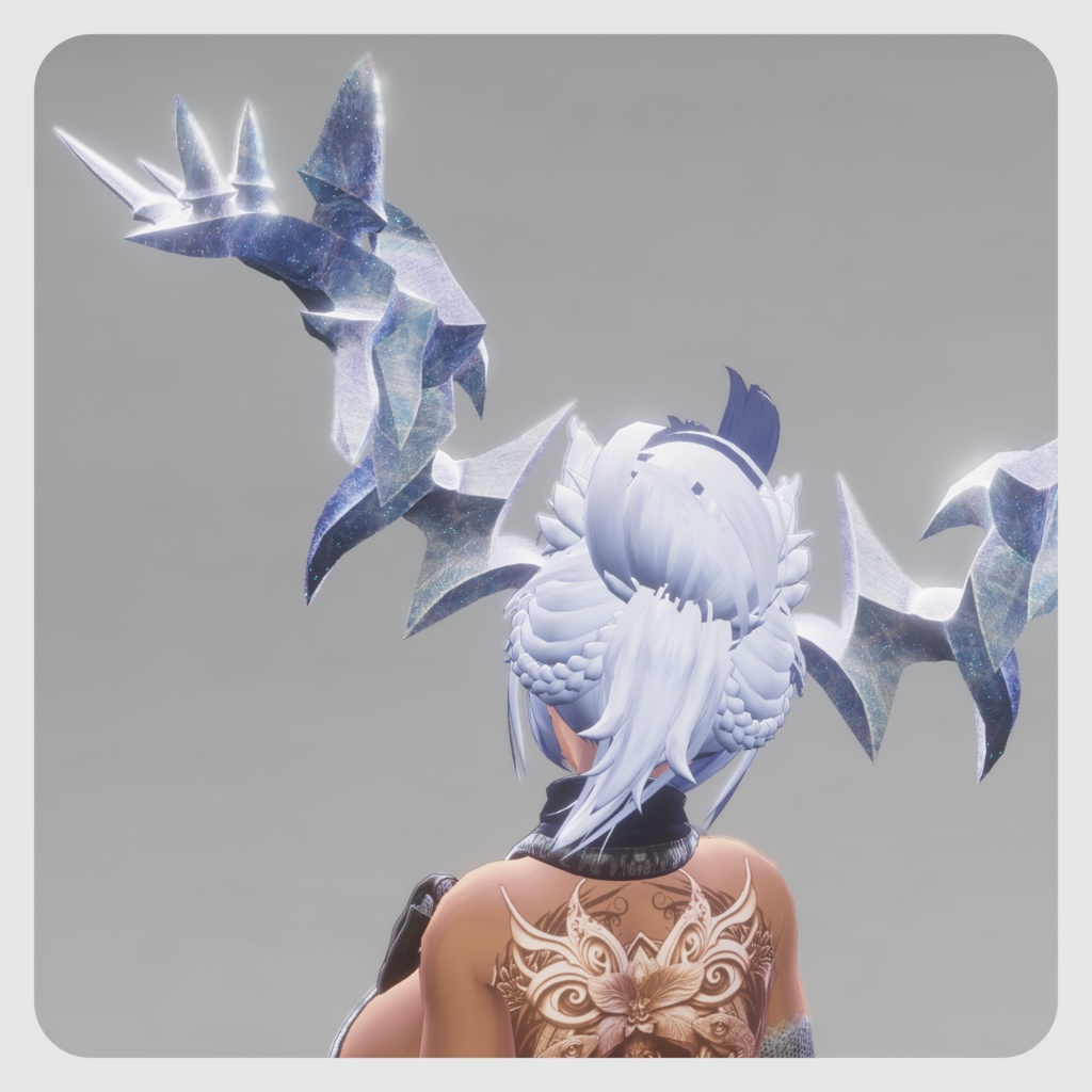 【DragonHornシリーズ】DragonHorn_C 薄氷の棘角【3パターン】