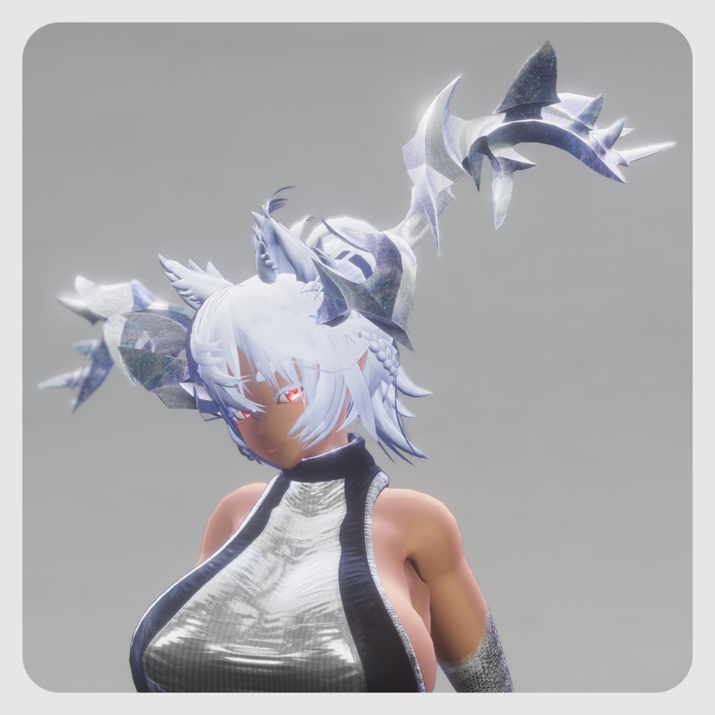 【DragonHornシリーズ】DragonHorn_C 薄氷の棘角【3パターン】