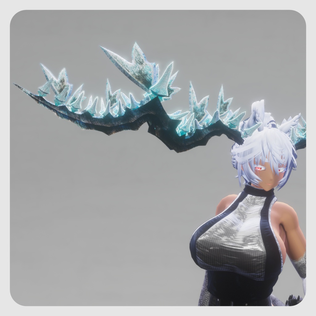 【DragonHornシリーズ】DragonHorn_E 黄玉の棘角【自由に変形】