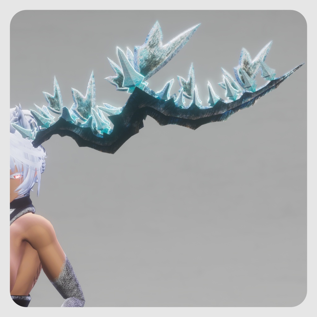 【DragonHornシリーズ】DragonHorn_E 黄玉の棘角【自由に変形】