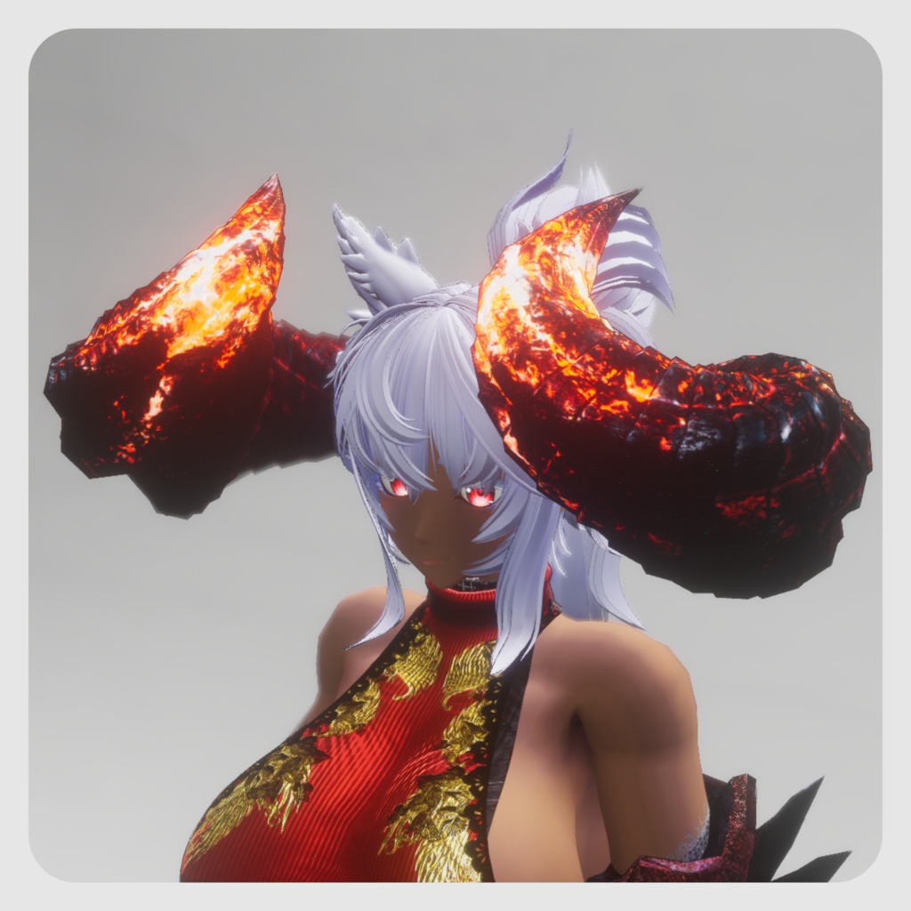 【DragonHornシリーズ】DragonHorn_G 赤龍の熔角【1パターン】