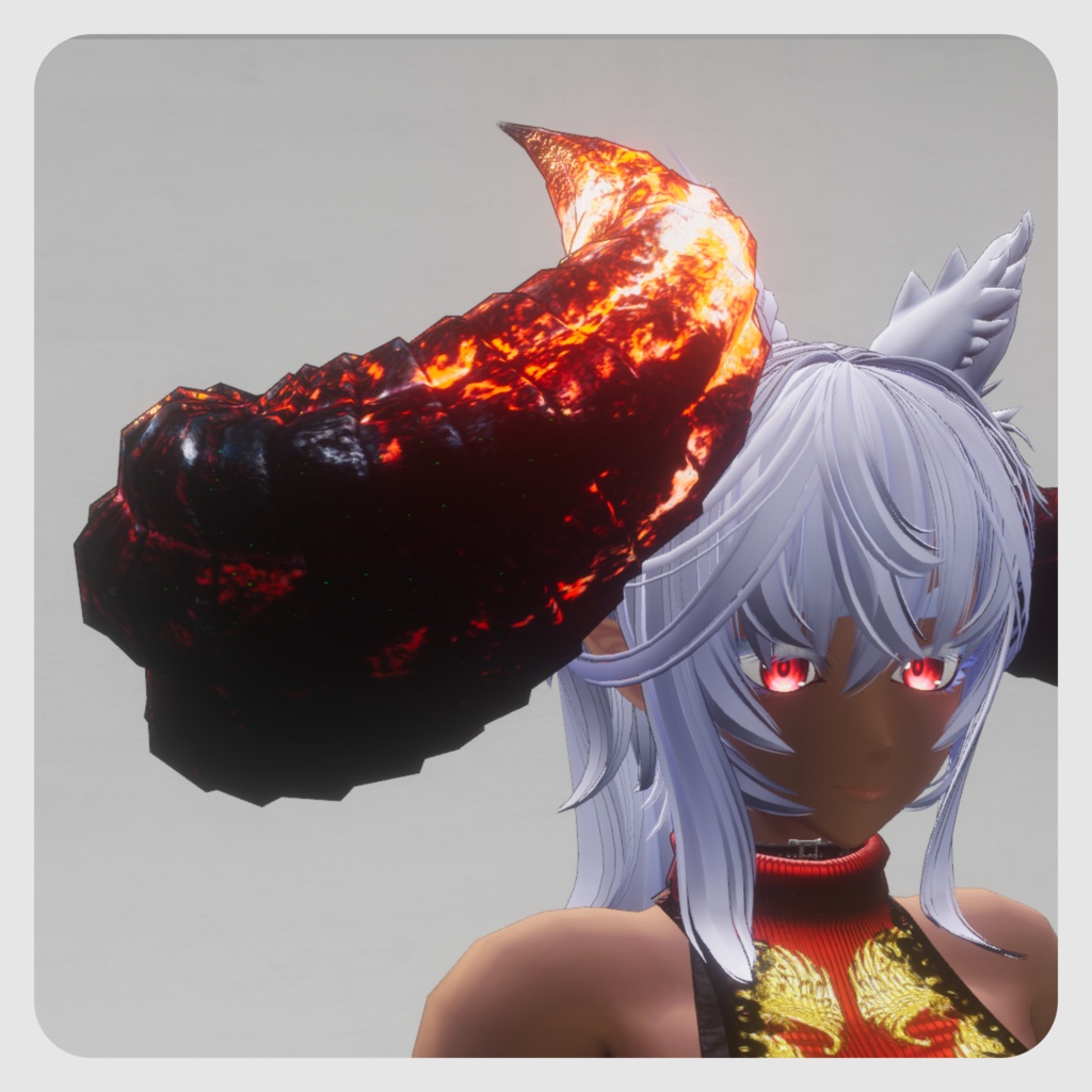 【DragonHornシリーズ】DragonHorn_G 赤龍の熔角【1パターン】