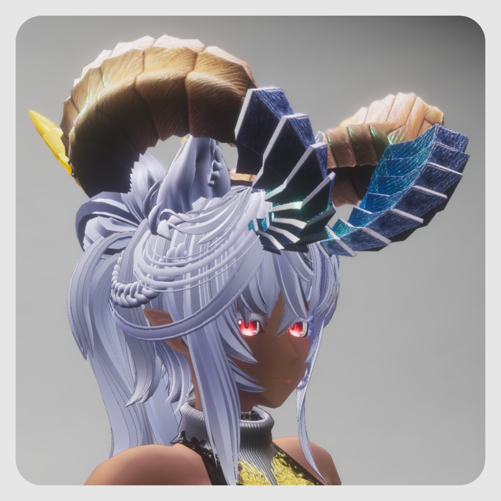 【DragonHornシリーズ】DragonHorn_H 青龍の飾角【1パターン】