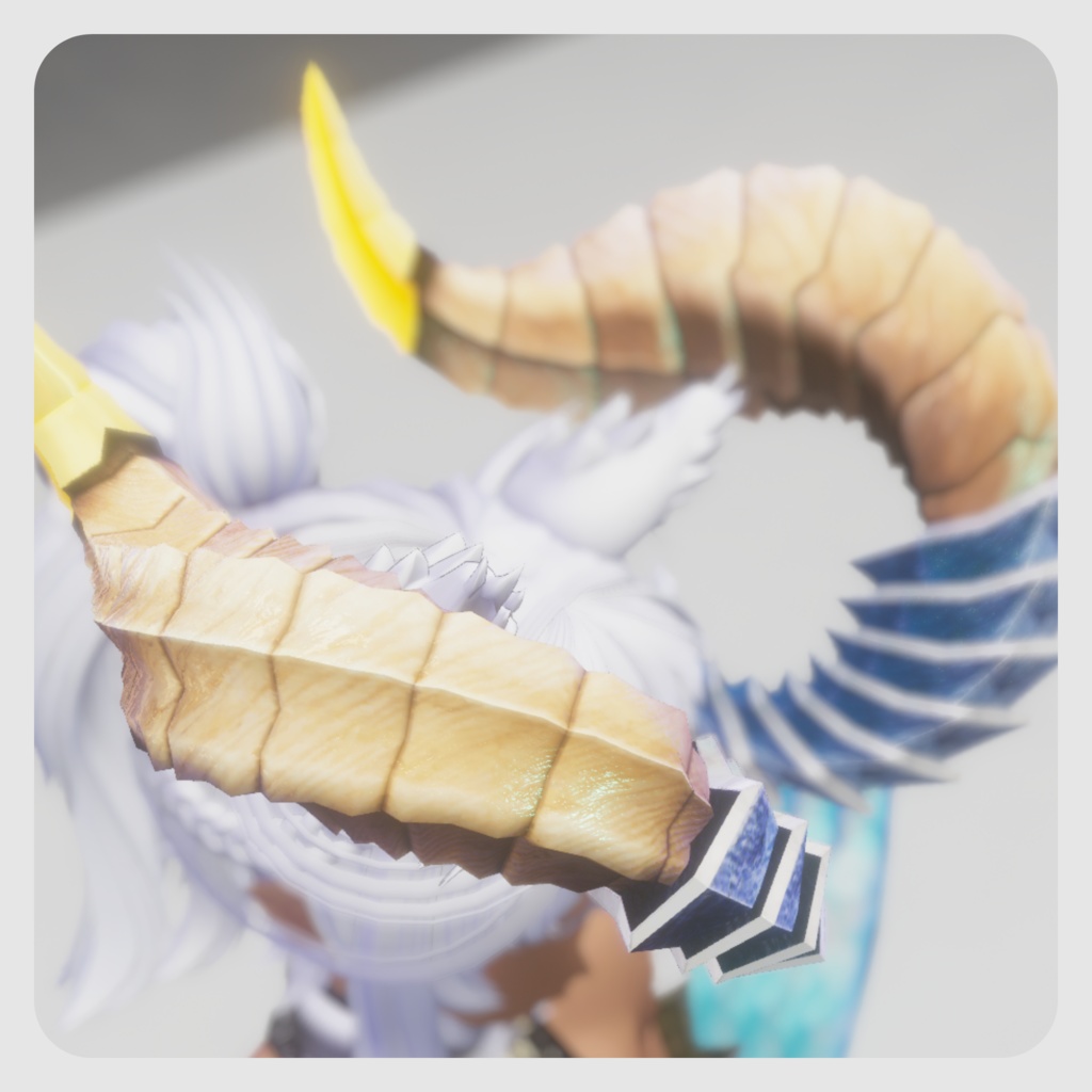 【DragonHornシリーズ】DragonHorn_H 青龍の飾角【1パターン】