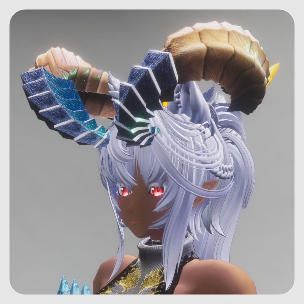 【DragonHornシリーズ】DragonHorn_H 青龍の飾角【1パターン】