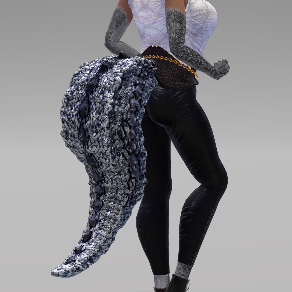 【DragonTailシリーズ】DragonTail_N【3Dモデル衣装・装飾品】