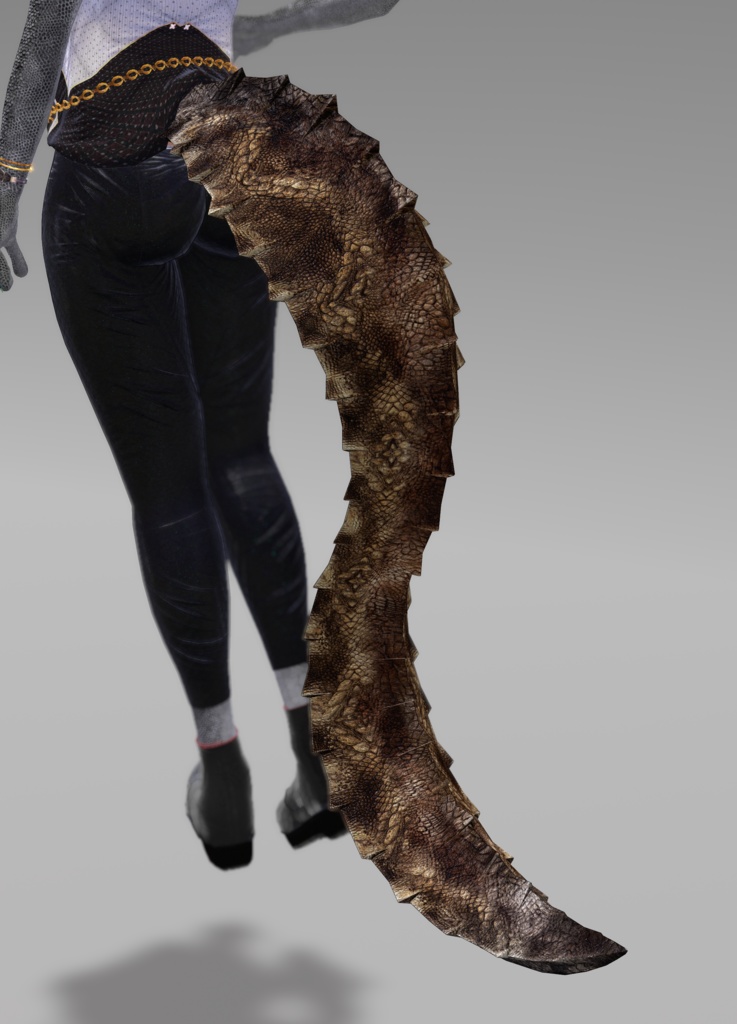 【DragonTailシリーズ】DragonTail_R【3Dモデル衣装・装飾品】