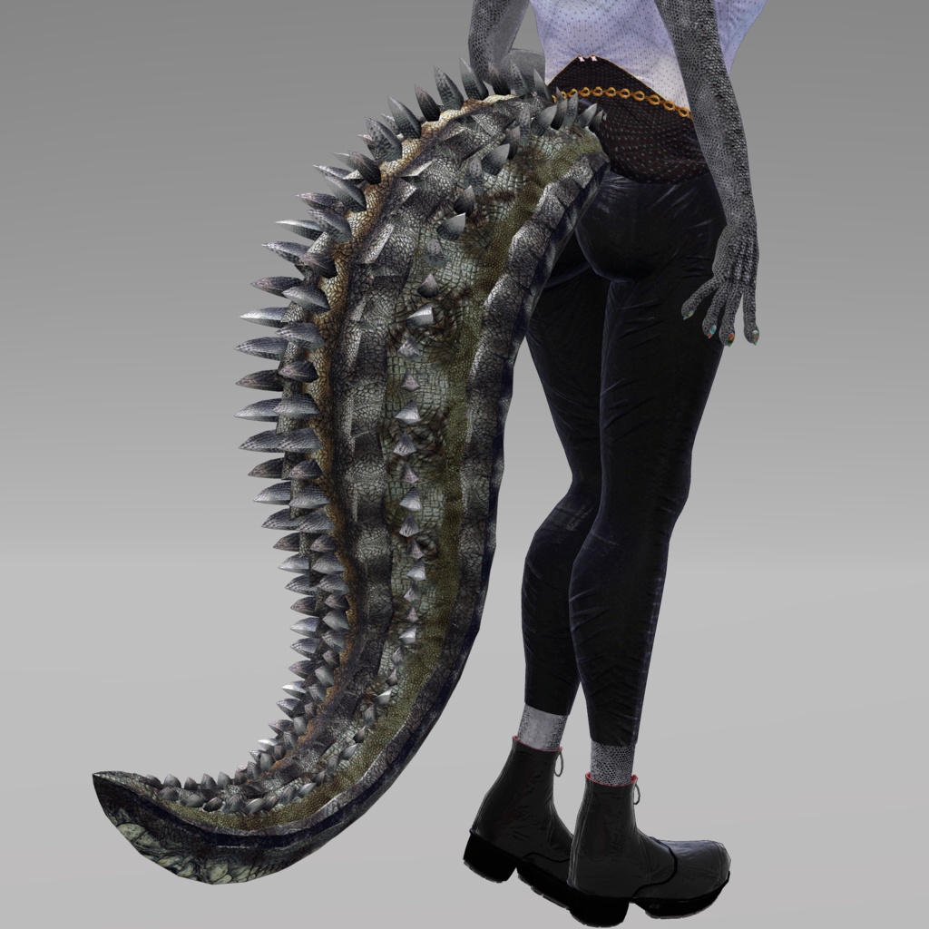 【DragonTailシリーズ】DragonTail_S【3Dモデル衣装・装飾品】