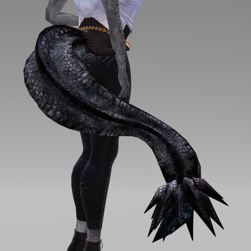 【DragonTailシリーズ】DragonTail_T【3Dモデル衣装・装飾品】