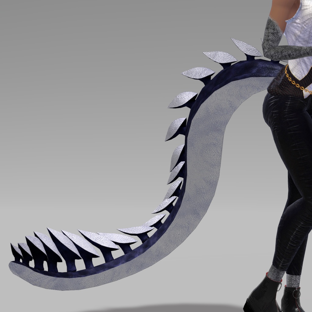 【DragonTailシリーズ】DragonTail_V【3Dモデル衣装・装飾品】