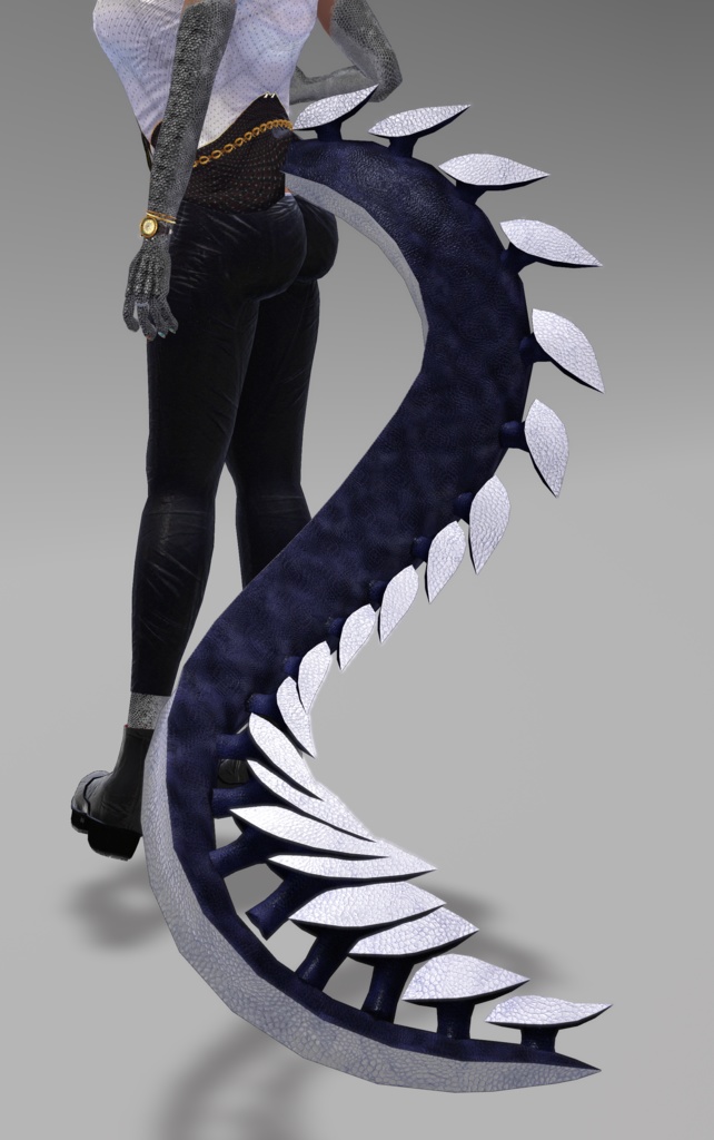 【DragonTailシリーズ】DragonTail_V【3Dモデル衣装・装飾品】