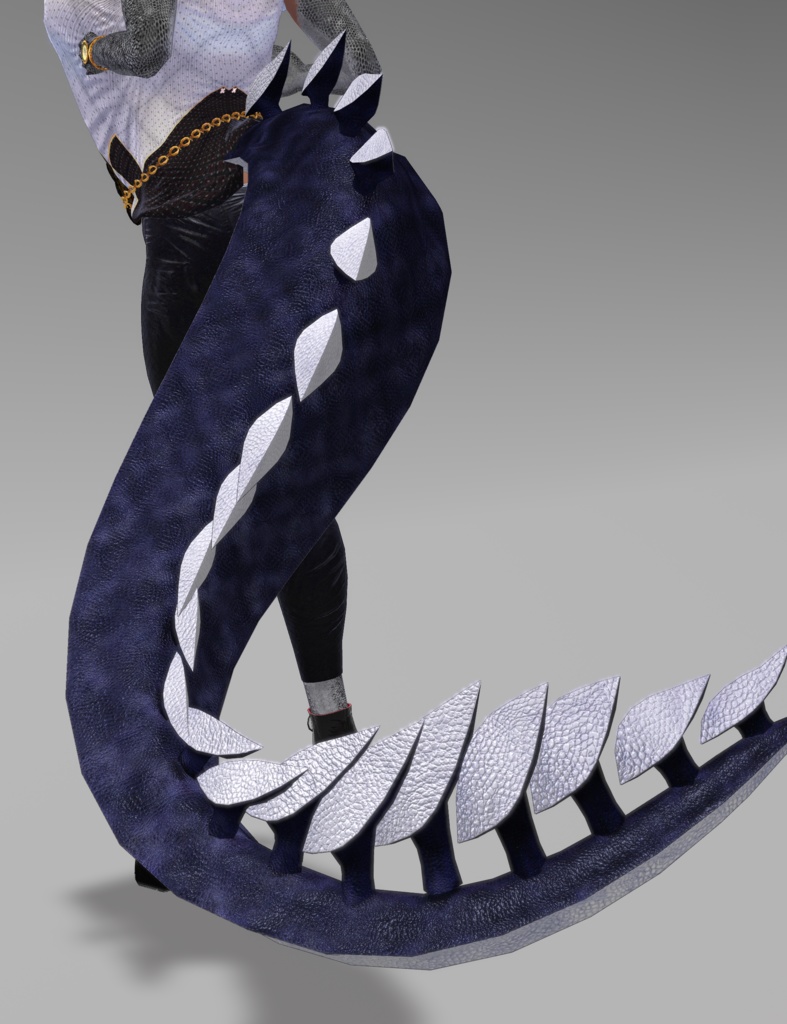 【DragonTailシリーズ】DragonTail_V【3Dモデル衣装・装飾品】