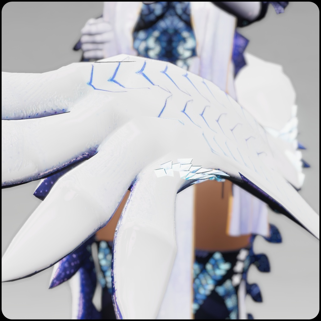 【DragonWingシリーズ】DragonWing_I【3Dモデル衣装・装飾品】