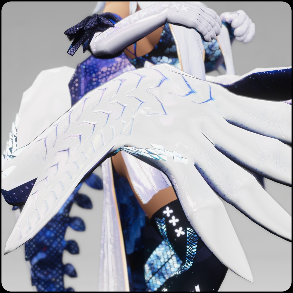 【DragonWingシリーズ】DragonWing_I【3Dモデル衣装・装飾品】