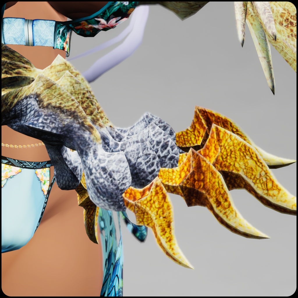 【DragonARMシリーズ】C_白龍ARM+DragonTail_W【セット・別売りあります】