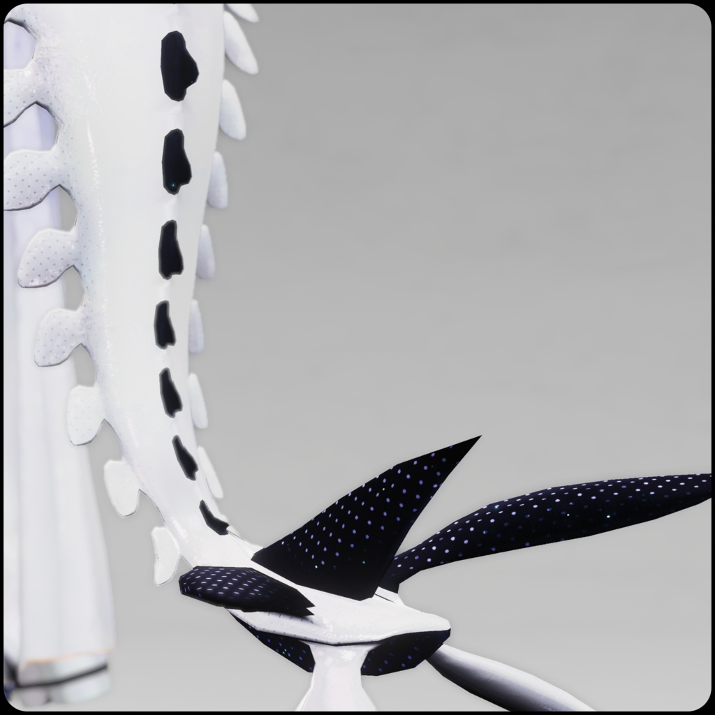 【DragonTailシリーズ】DragonTail_Y【3Dモデル衣装・装飾品】