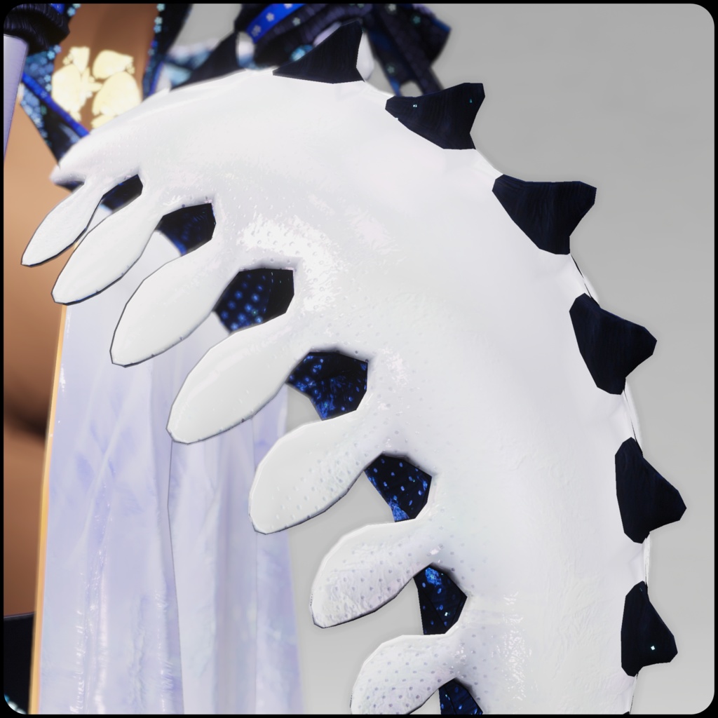 【DragonTailシリーズ】DragonTail_Y【3Dモデル衣装・装飾品】