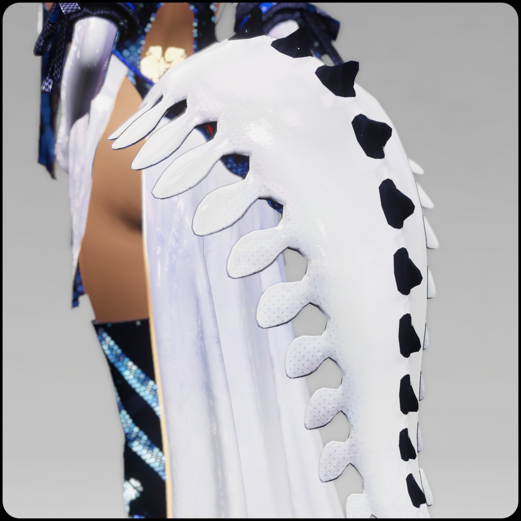 【DragonTailシリーズ】DragonTail_Y【3Dモデル衣装・装飾品】