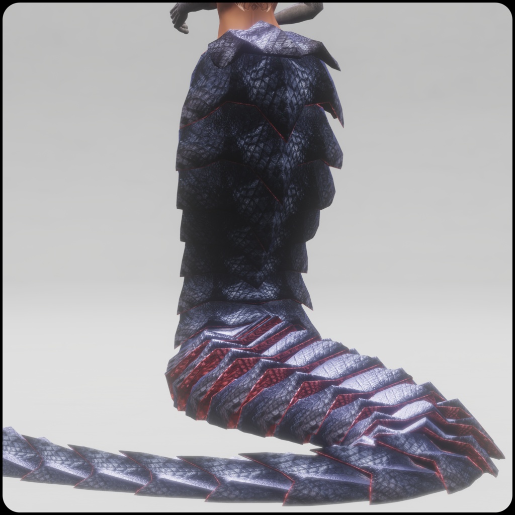 【DragonBodyシリーズ】B_蛇腹竜体+DragonTail_Z【DragonTailシリーズ】