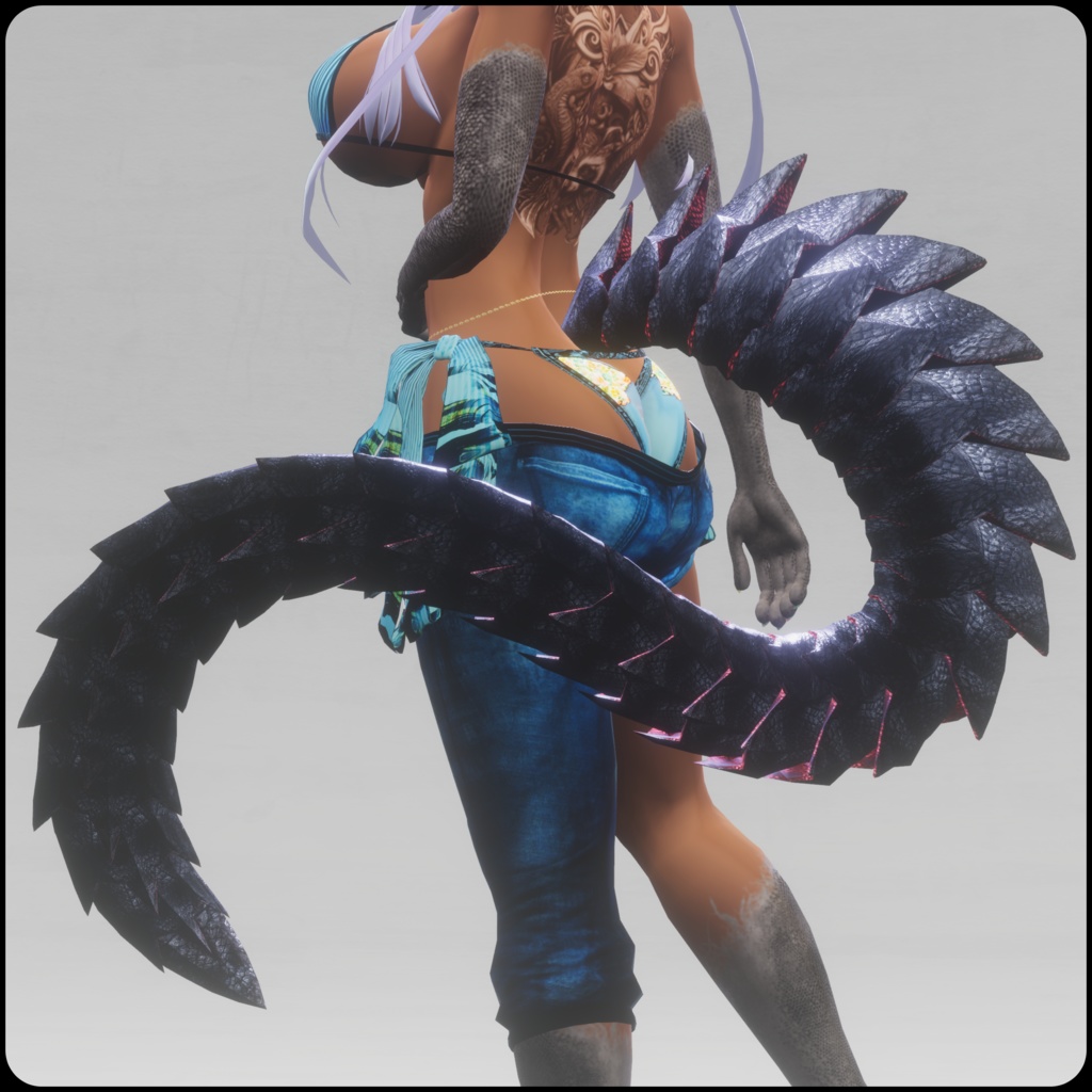 【DragonBodyシリーズ】B_蛇腹竜体+DragonTail_Z【DragonTailシリーズ】