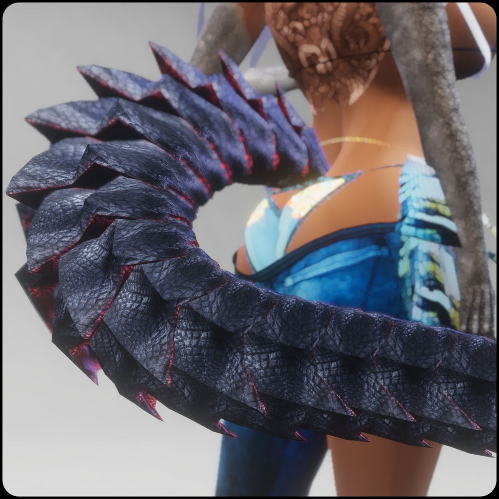 【DragonBodyシリーズ】B_蛇腹竜体+DragonTail_Z【DragonTailシリーズ】