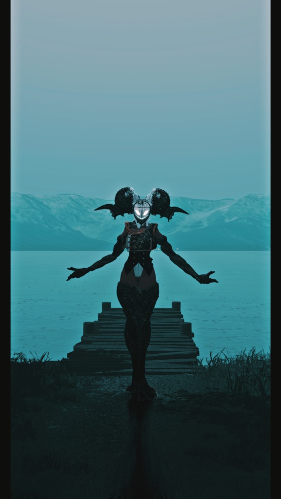 【DragonARMシリーズ】D_黒龍ARM【3Dモデル衣装・装飾品】