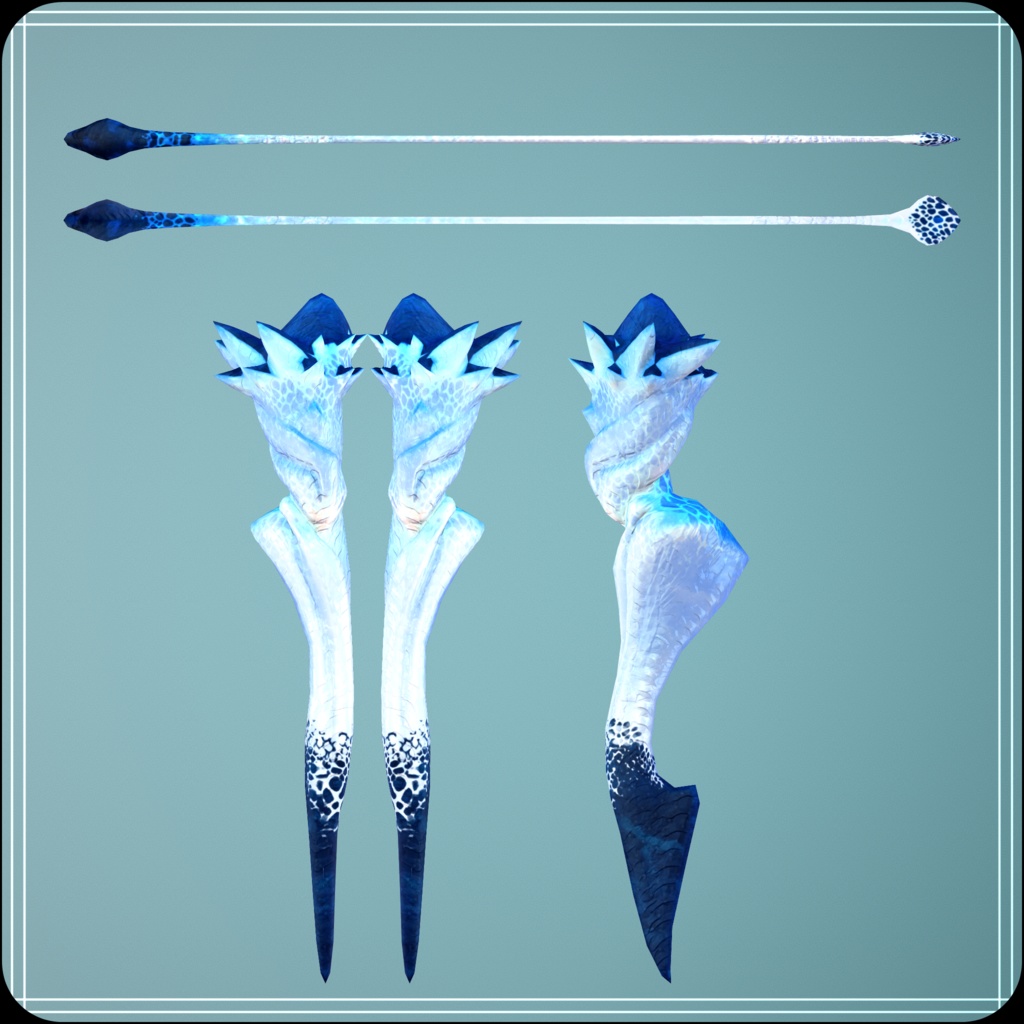 【DragonParts】DeepSeaDragonParts『リヴァイアサン』【3Dモデル衣装・装飾品】