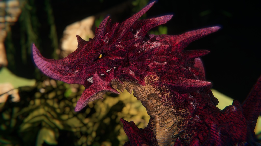 【オリジナル3Dモデル】礎竜ドラケイン_Drkane