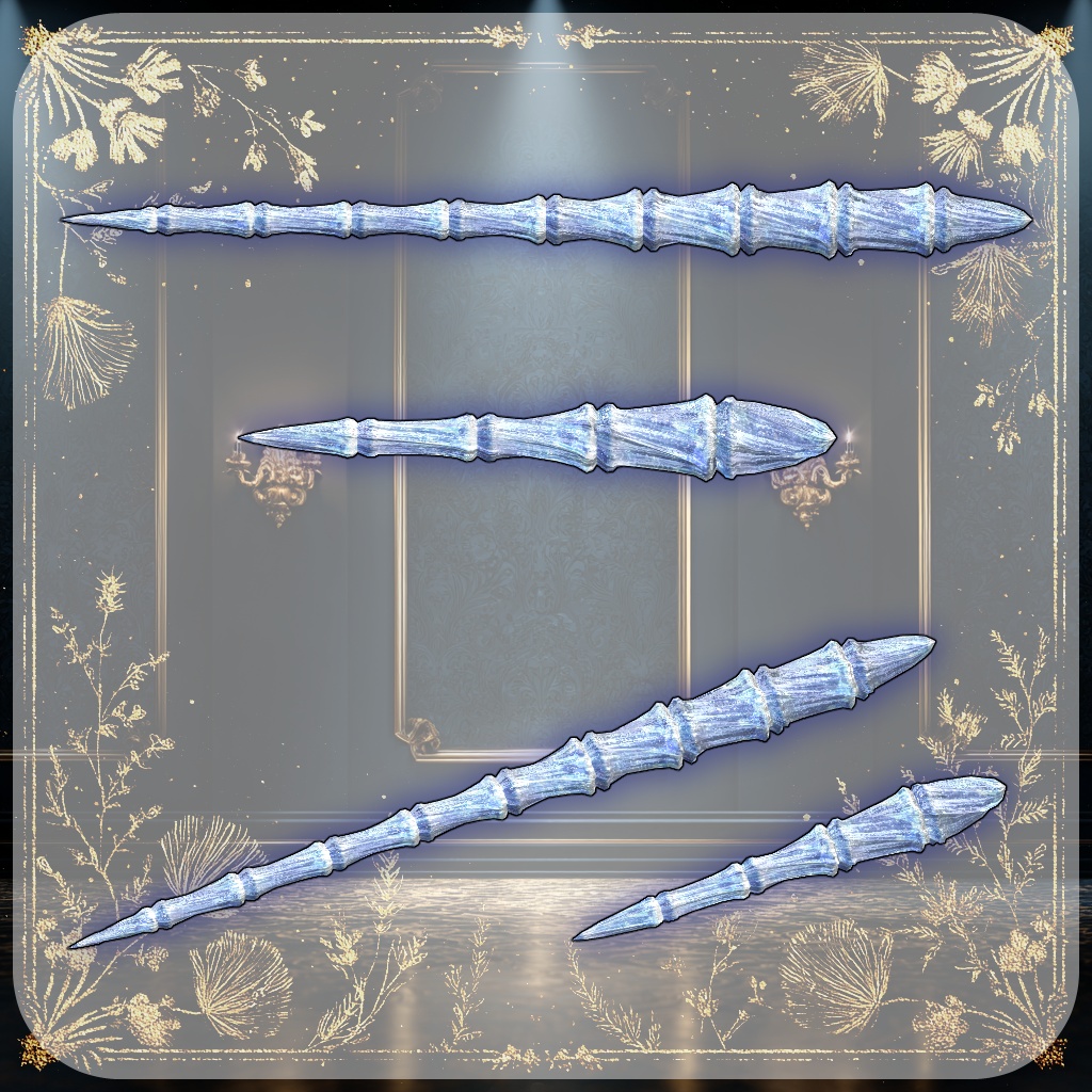 【DragonHornシリーズ】DragonHorn_V 一角獣の霊角【3Dモデル衣装・装飾品】