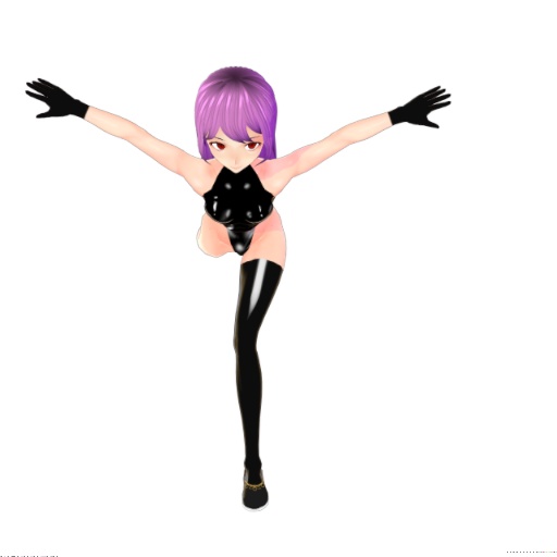 【VRoid/VRMお人形遊びPC】拳法ポーズ1