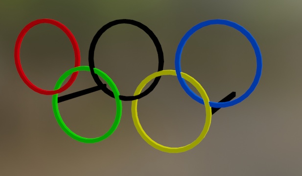 五輪旗眼鏡