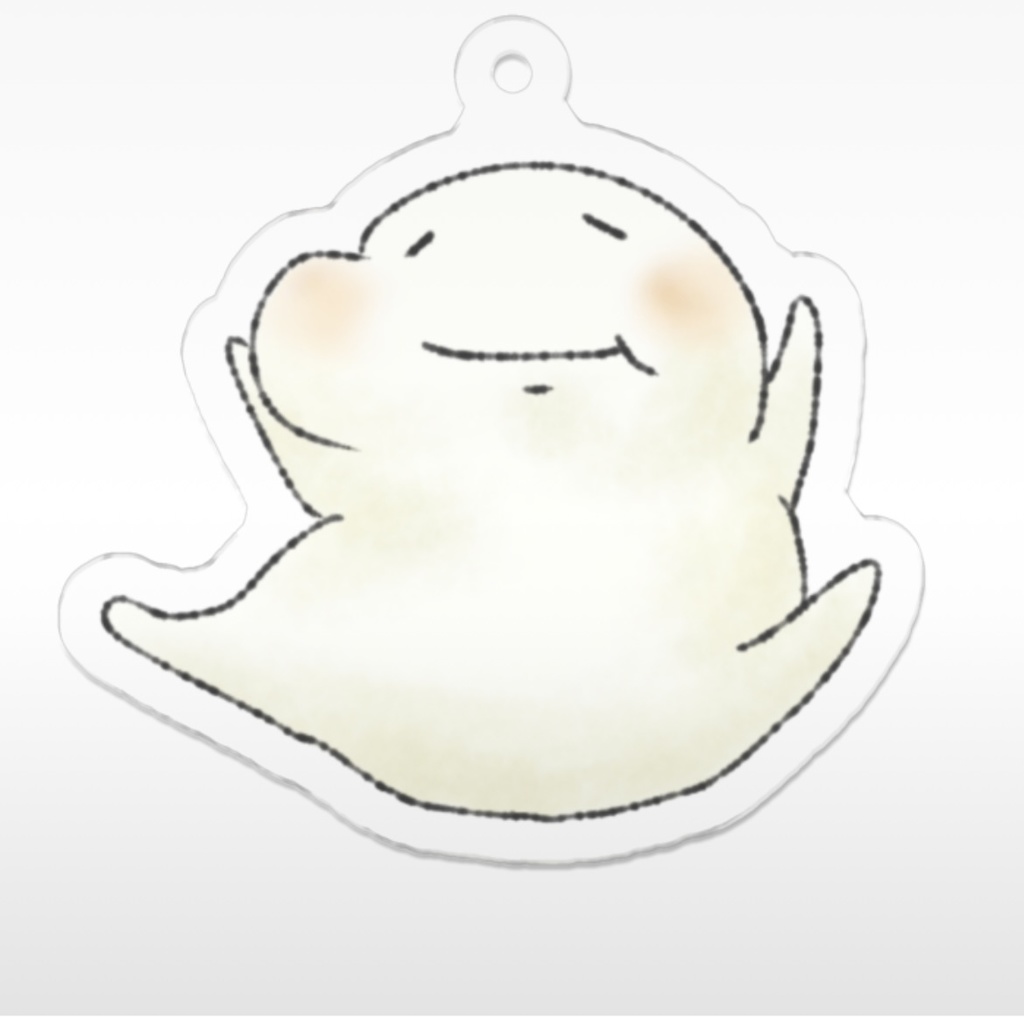 ころりんおもちのキーホルダー