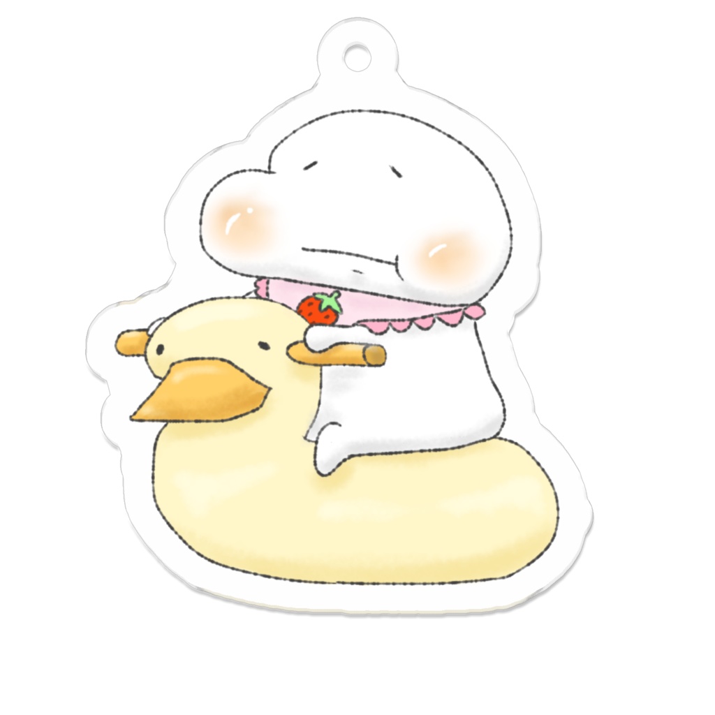 おまるベビもちのキーホルダー