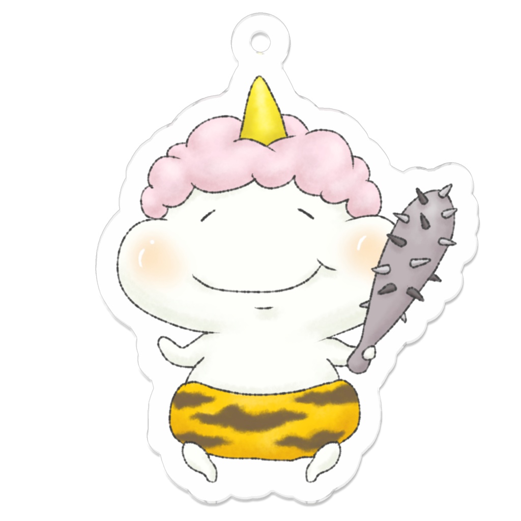 節分鬼おもちのキーホルダー