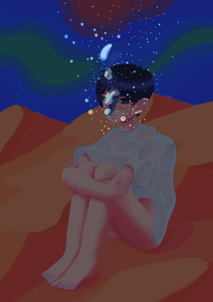 砂漠の少女