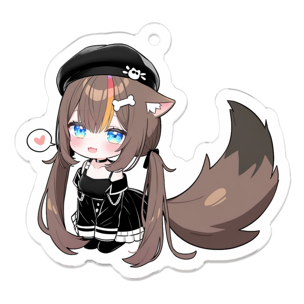 【アクリルキーホルダー】湊結りあ　おすわりA　50x50mm