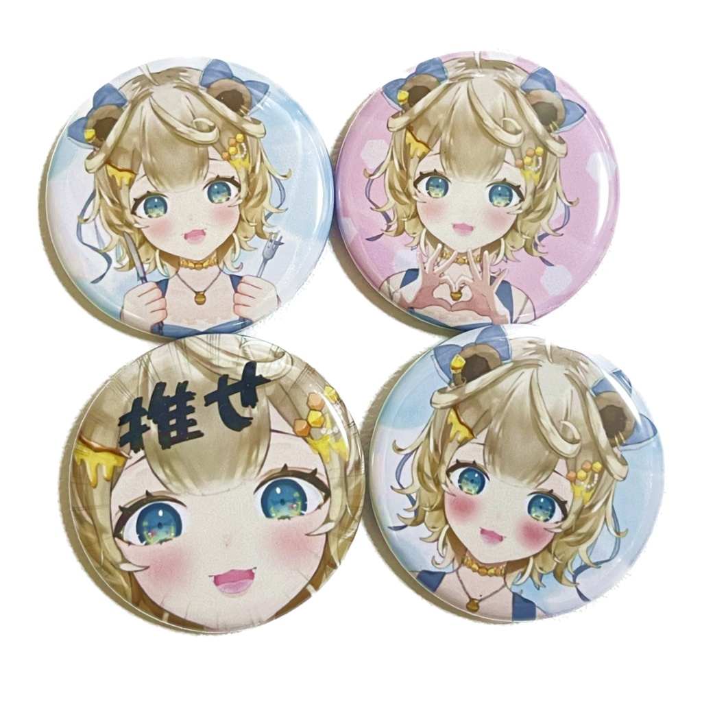ちび缶バッチ2個セット